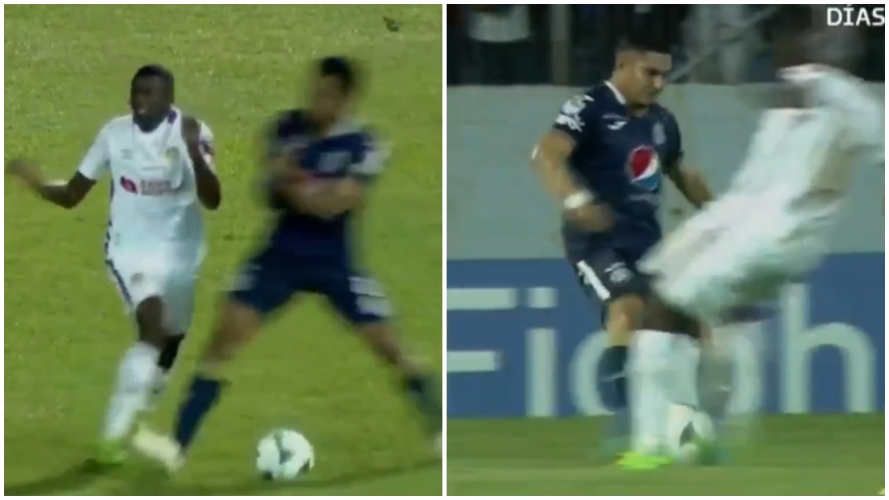 Las dos jugadas contra Boniek García que habrían provocado su lesión ante Motagua
