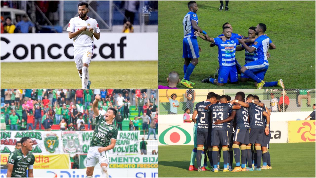 Olimpia y Motagua ya conocen sus rivales en semifinales del Torneo Apertura de la Liga Nacional