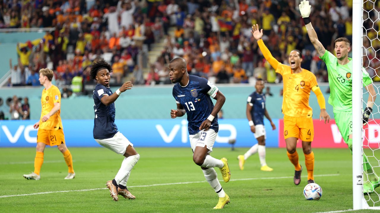 Enner Valencia se viste de héroe contra Países Bajos y acerca a Ecuador a octavos