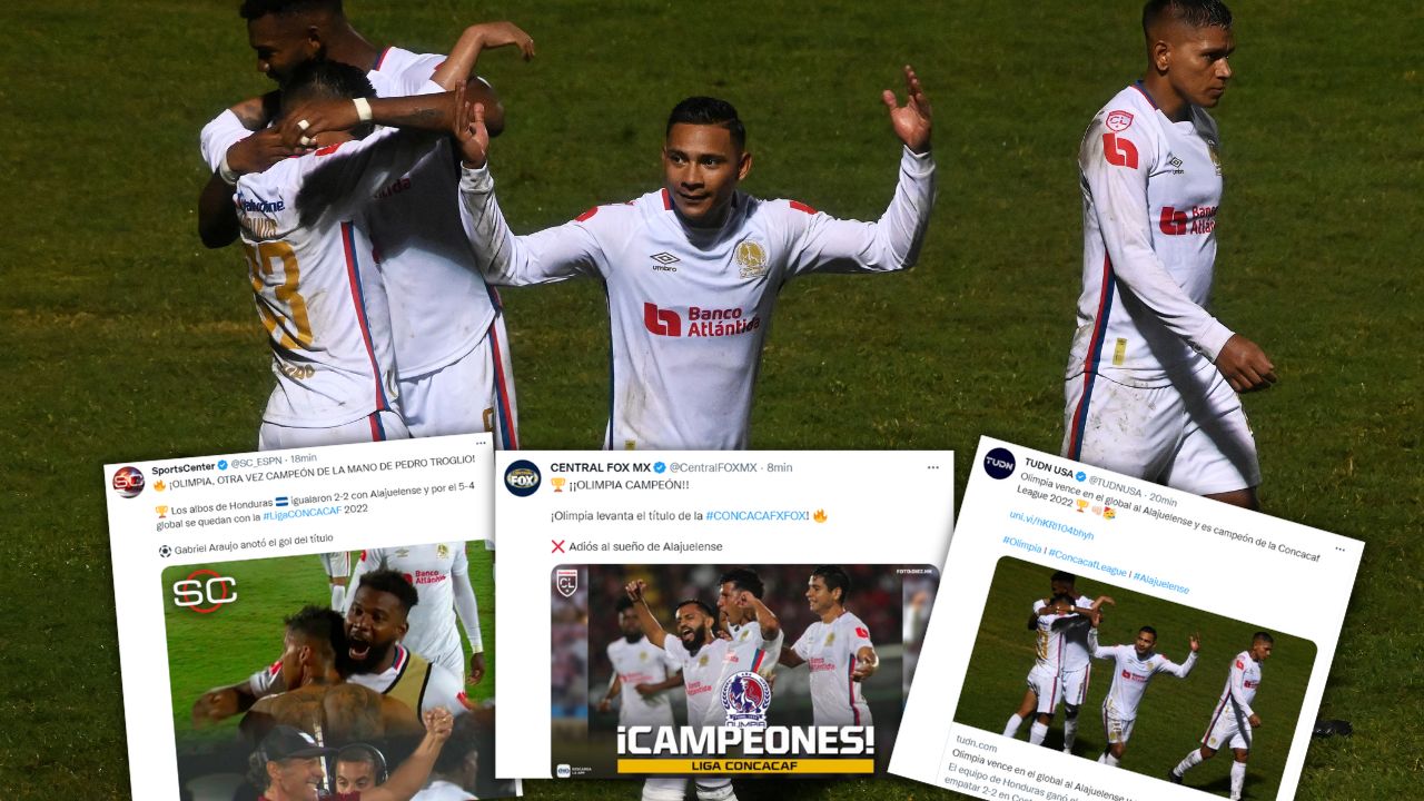 Prensa internacional se rinde ante Olimpia al conseguir el Bicampeonato en la Liga Concacaf