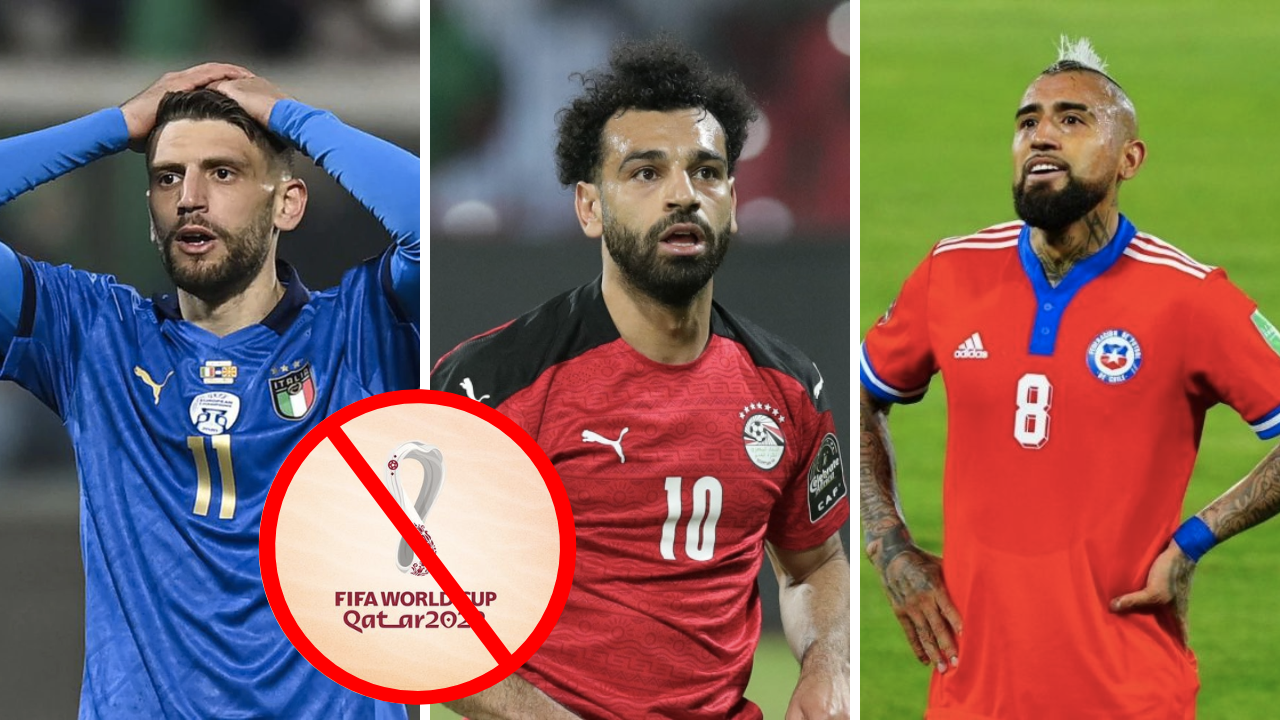 ¿Qué equipos no van al mundial?, estas son las grandes selecciones que no participarán en la Copa del Mundo Qatar 2022