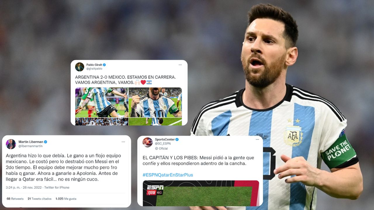 Prensa de Argentina reacciona emocionada tras triunfazo sobre México en Qatar 2022