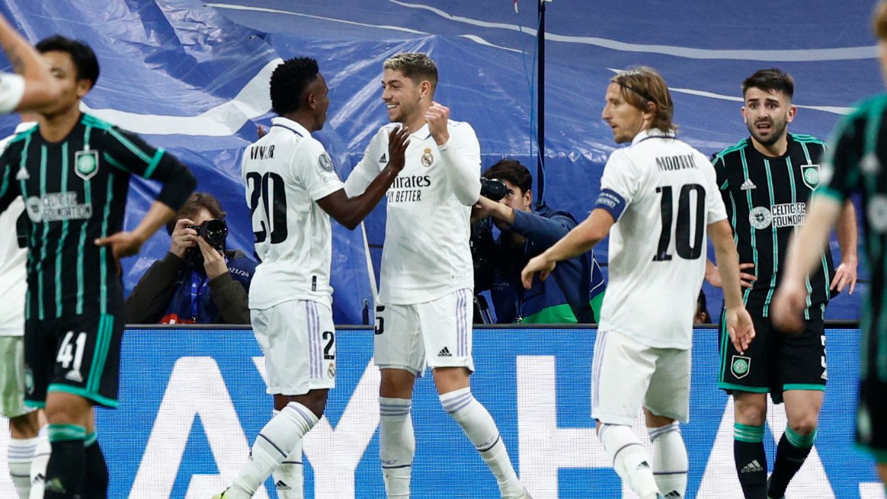Real Madrid goleó al Celtic y despeja las dudas en Champions League