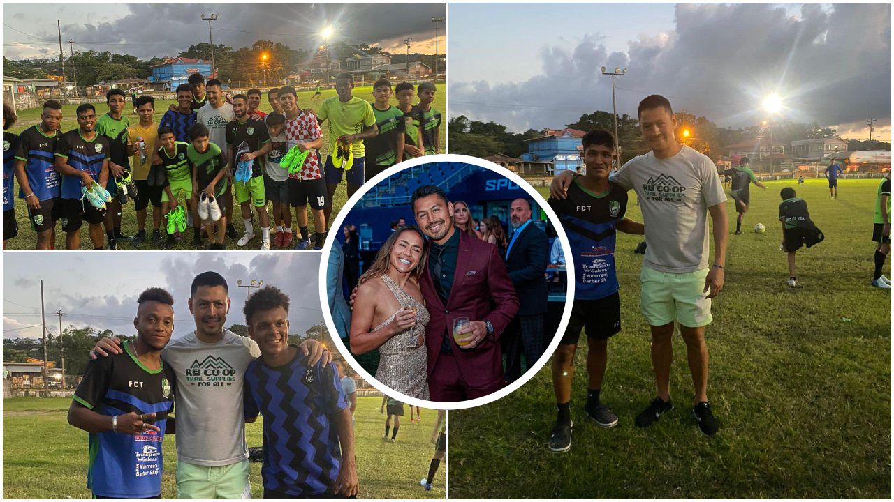 El admirable gesto de Roger Espinoza y su esposa con jóvenes de Puerto Cortés