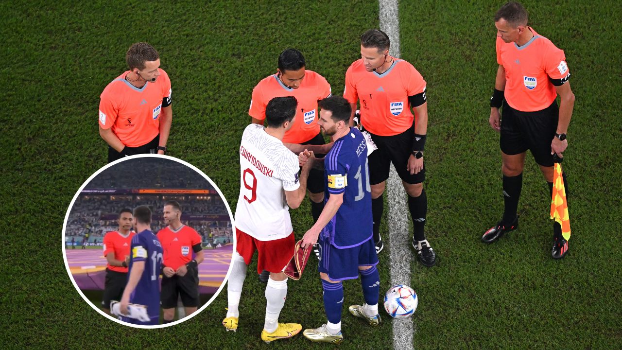 Así fue el impensado encuentro entre Said Martínez y Lionel Messi en Qatar 2022