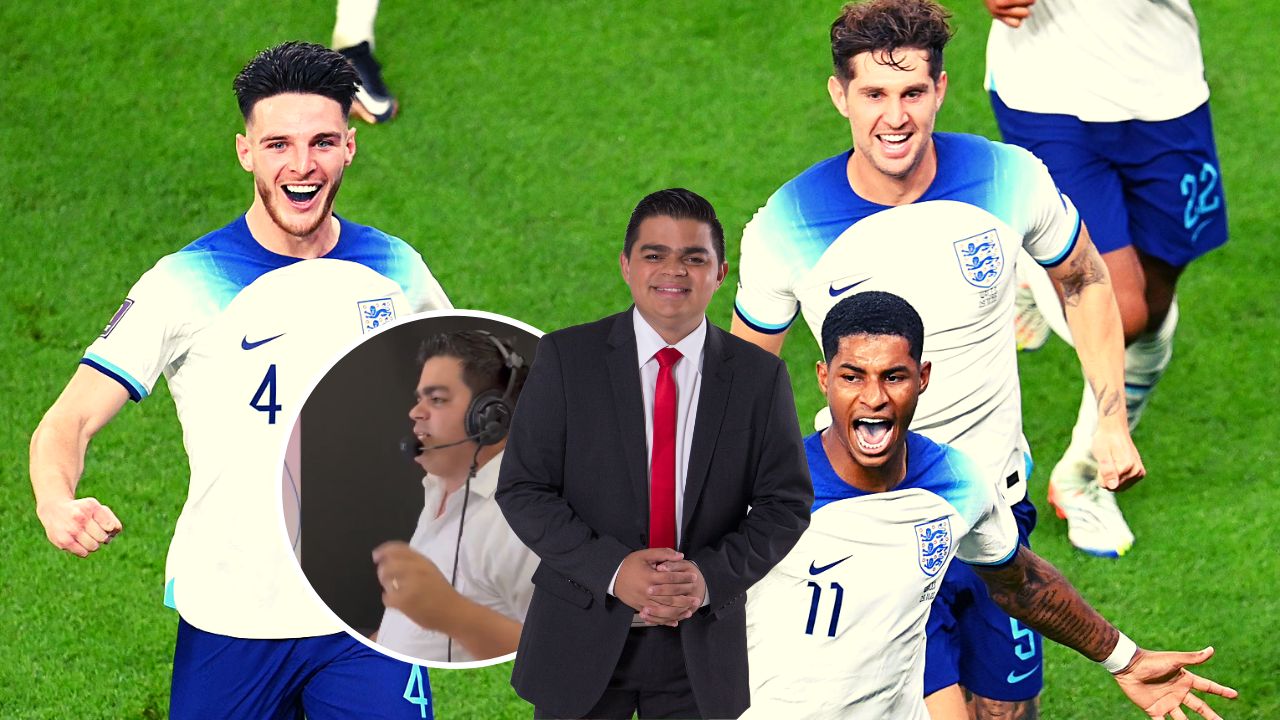 La eufórica celebración de Rely Maradiaga por el pase de Inglaterra a la siguiente ronda