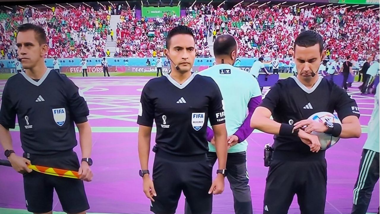 Said Martínez elegido para un tercer partido en el Mundial de Qatar 2022