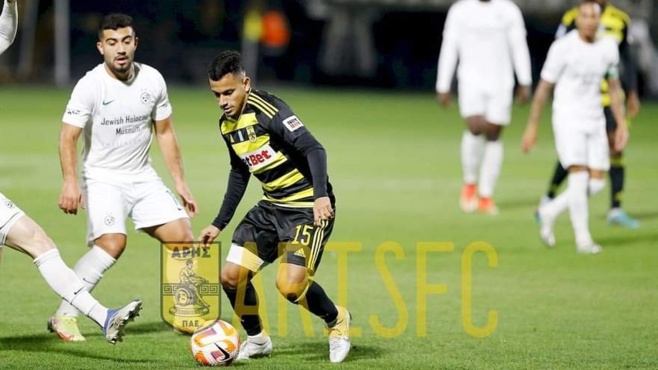 La reacción de Edwin Rodríguez tras debutar con el Aris FC de Grecia