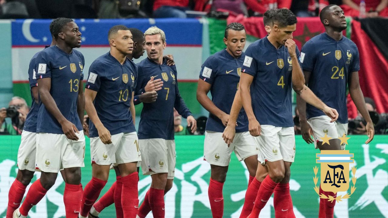 Francia confirma a jugadores enfermos y con molestia previo a la final vs Argentina