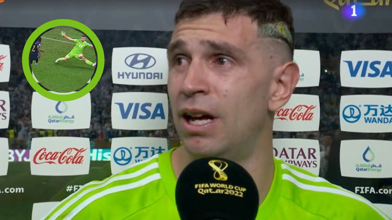 Dibu Martínez y el "pie de dios" que mandó la final del Mundial a penales