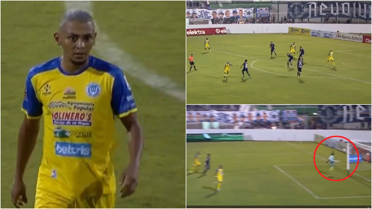 ¡Qué jugador! Alexy Vega anota nuevo golazo en la semifinal ante Motagua