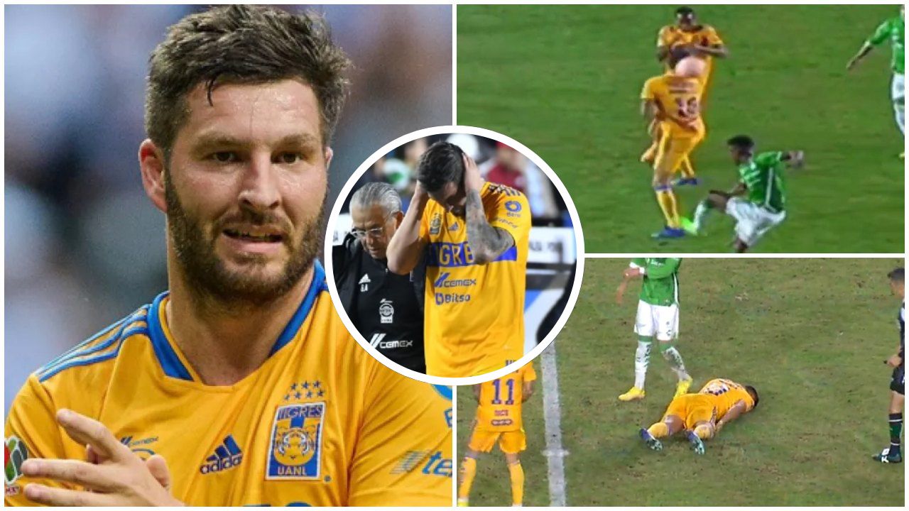 André Pierre Gignac sufrió balonazo en la nuca y se desmayó en pleno partido de Copa en México