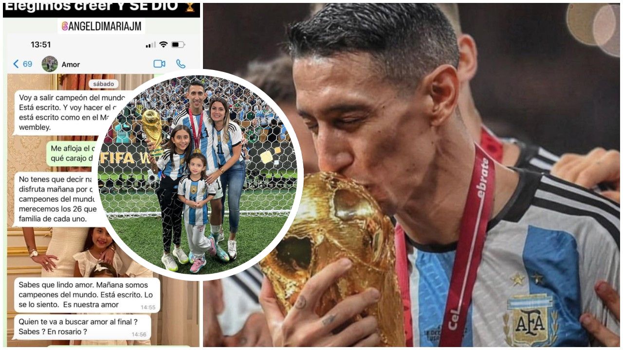 La estremecedora predicción de Ángel Di María un día antes de la final del Mundial contra Francia