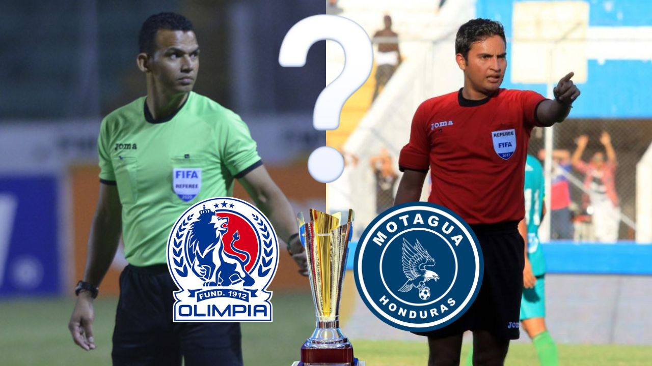 Oficial: Ya hay árbitro para la final entre Olimpia y Motagua en La Ceiba