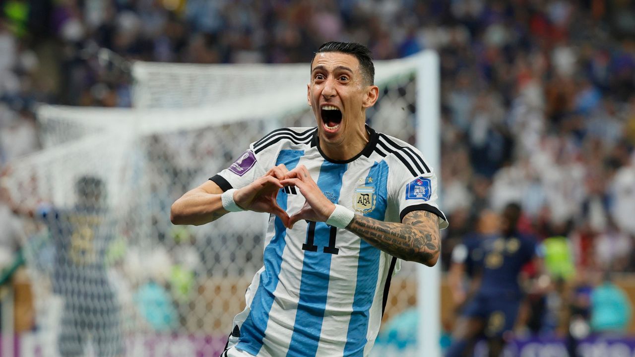 La espectacular jugada de Argentina que terminó en un golazo de Di Maria contra Francia