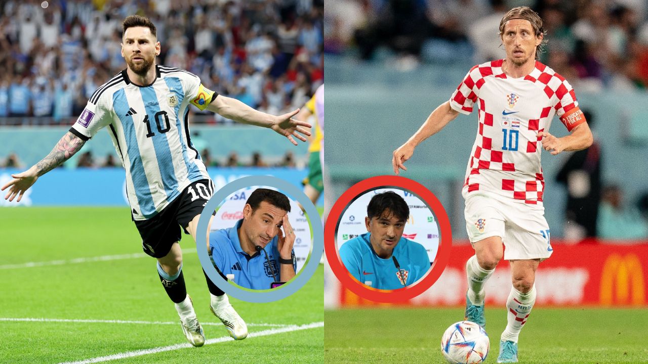 Así saldrían Argentina y Croacia para enfrentar la primera semifinal del Mundial de Qatar