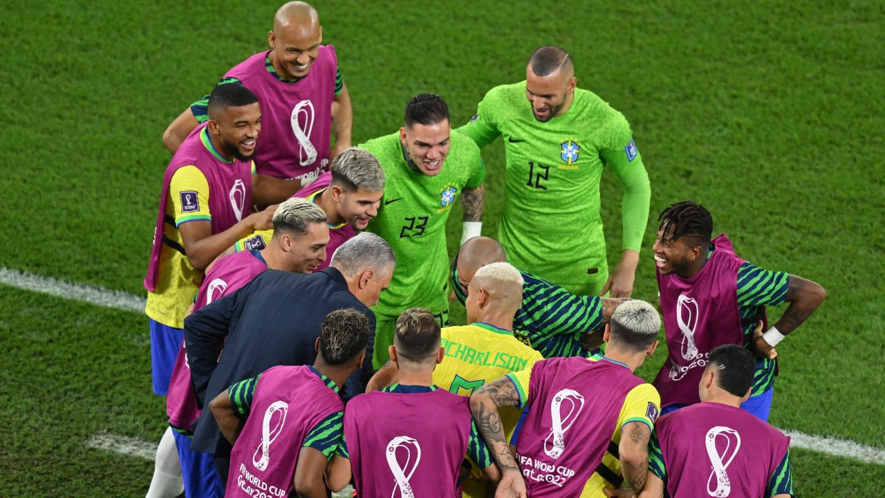 La curiosa celebración de Brasil tras el gol de Richarlison