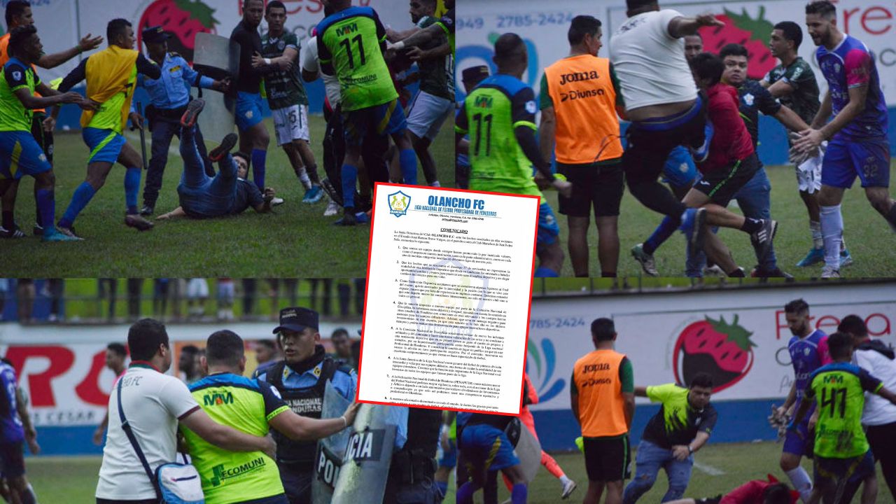 Olancho FC deja categórica petición a la Comisión de Disciplina tras los incidentes ante Marathón