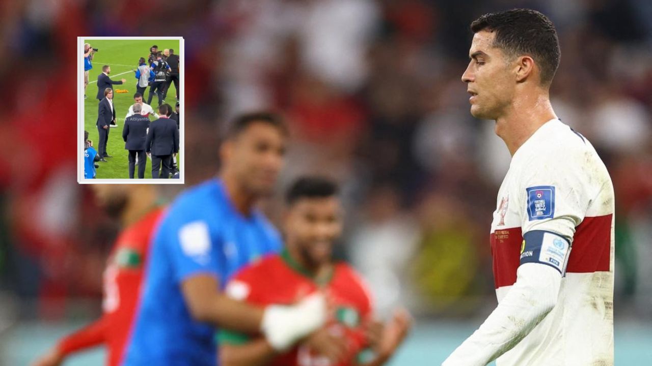 Cristiano Ronaldo no quiso abrazar a un aficionado que le pidió autógrafo
