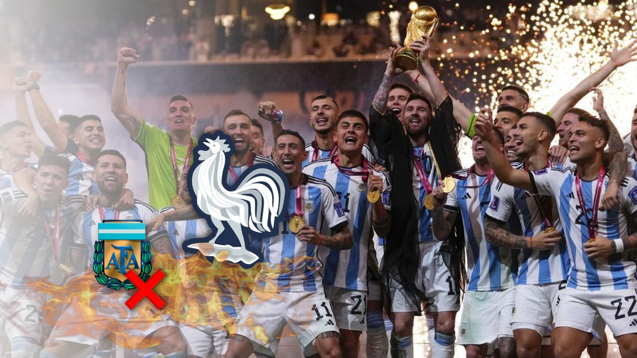 Francia propina duro golpe a Argentina tras los festejos por su título en Qatar 2022