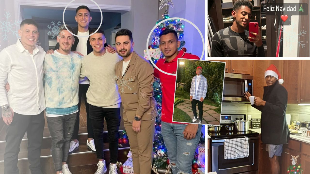 Así vivieron la Navidad los futbolistas hondureños junto a su familia en 2022