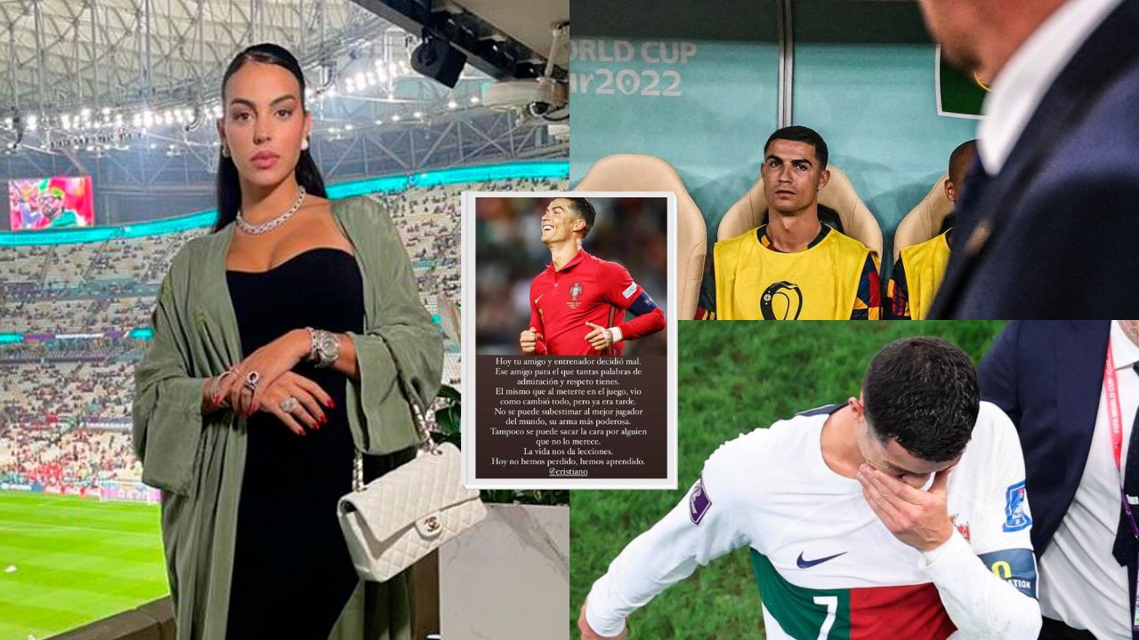 Georgina Rodríguez defiende a Cristiano Ronaldo y señala al técnico de Portugal por la eliminación