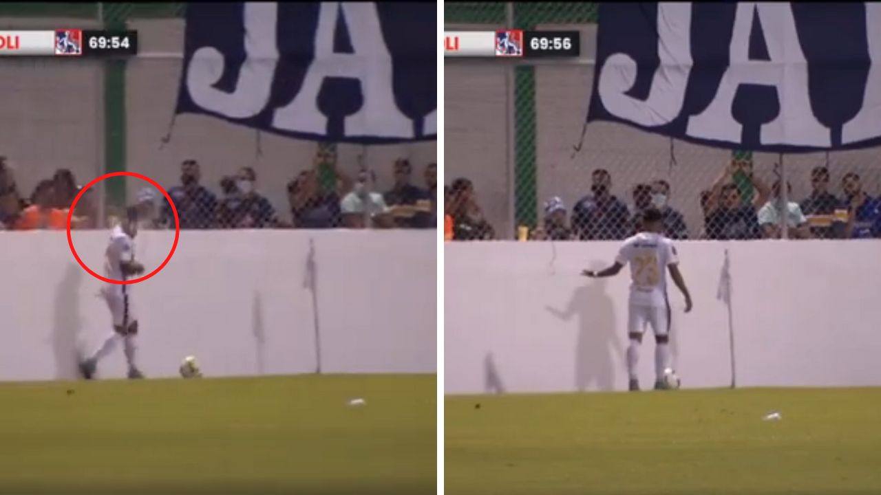 Jorge Álvarez es agredido por supuestos aficionados de Motagua en pleno partido