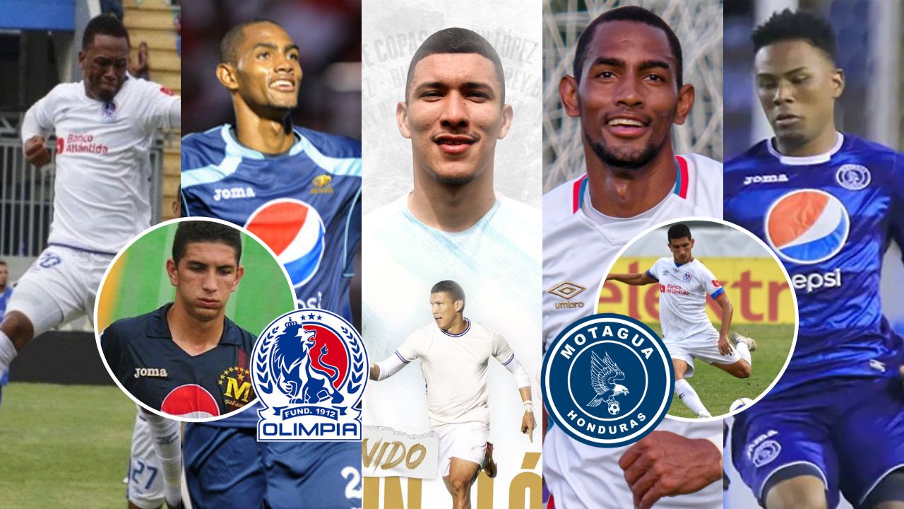 Estos son los jugadores que han vestido la camisa de Olimpia y Motagua en la historia