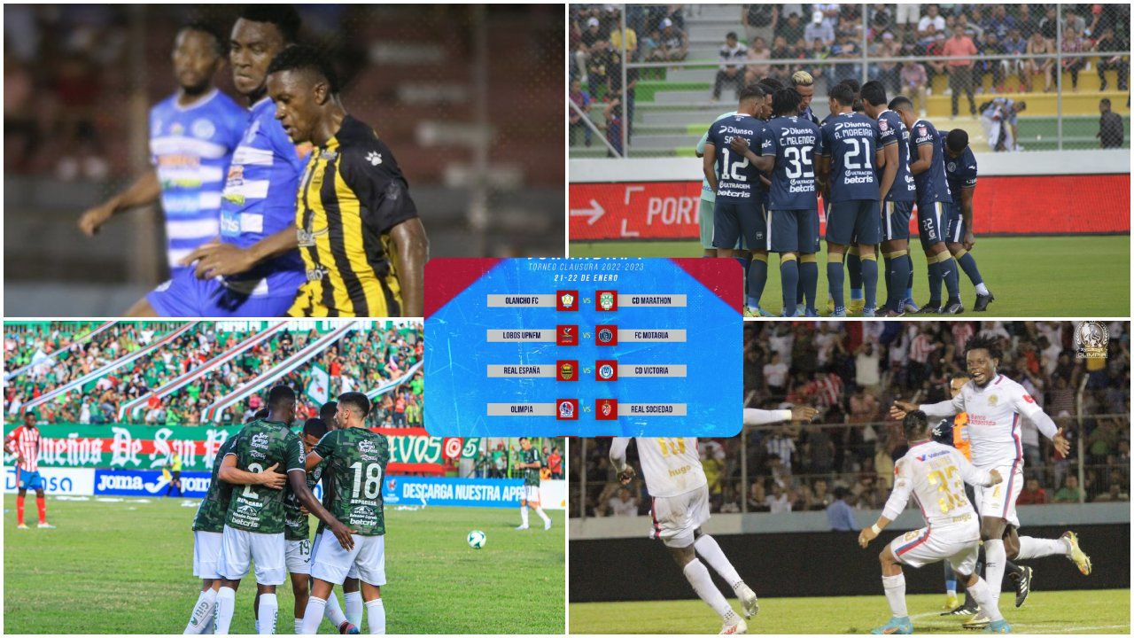 Oficial: Así queda programada la jornada 1 del Torneo Clausura de la Liga Nacional