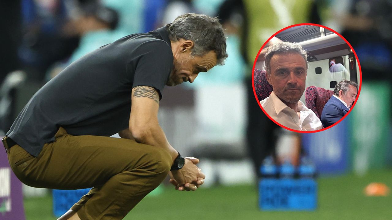 Luis Enrique se quiebra tras la derrota de España ante Marruecos en Qatar 2022
