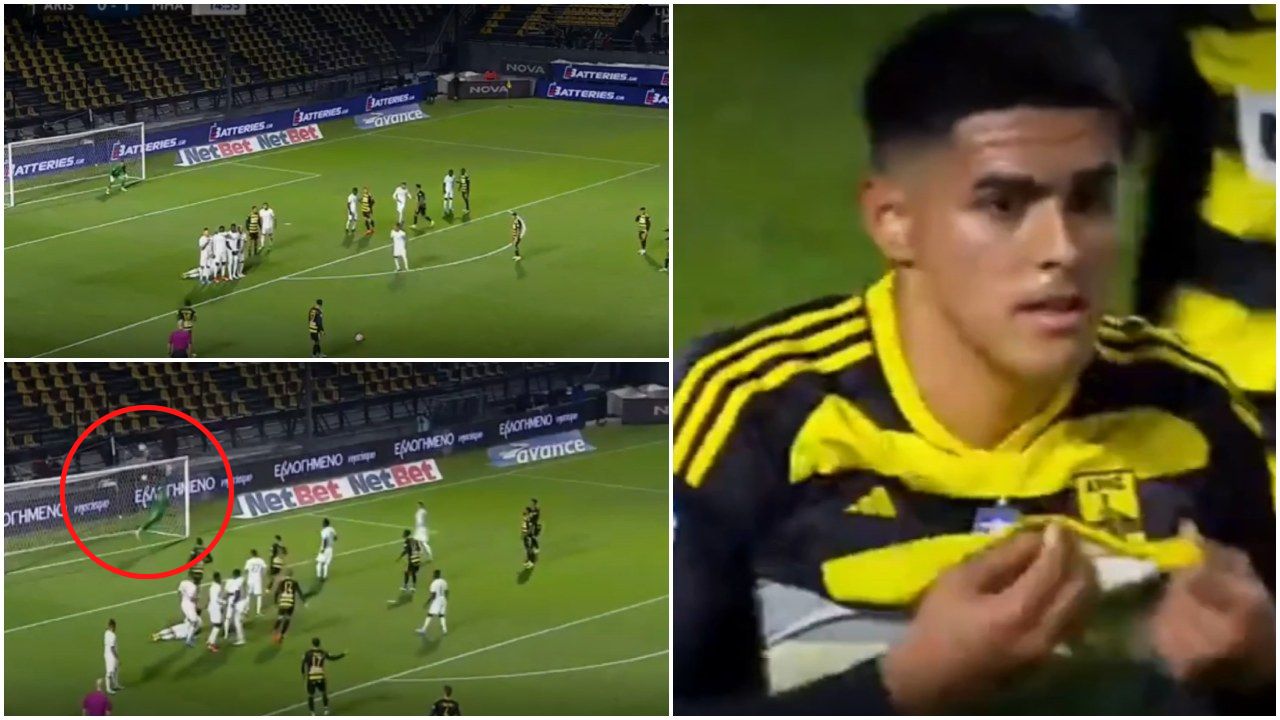 Luis Palma regresa con la puntería fina y casi marca dos golazos de tiro libre