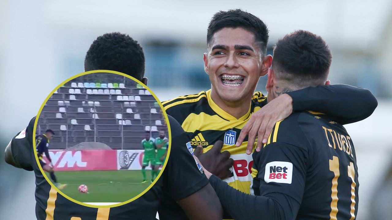 ¡De película! Luis Palma vuelve a vacunar al Levadiakos de tiro libre en la Copa de Grecia