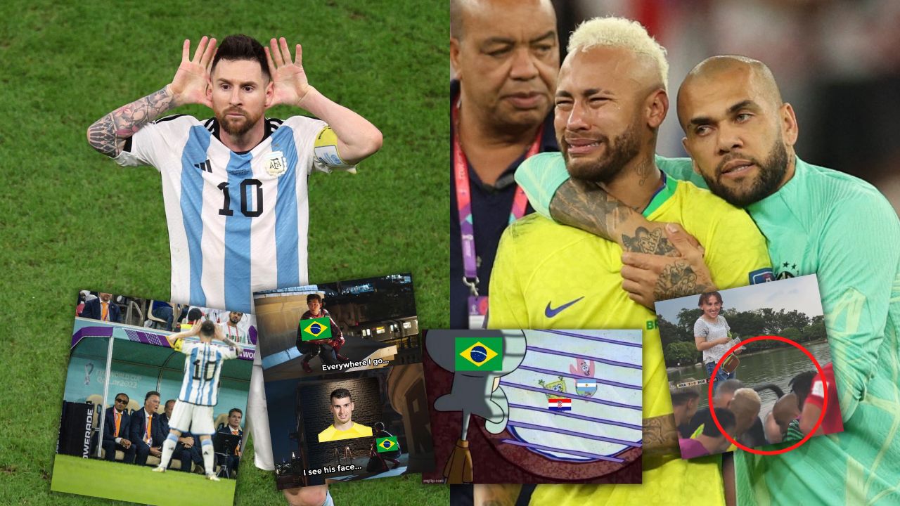 Memes explotan contra Brasil tras la clasificación de Argentina a las semifinales