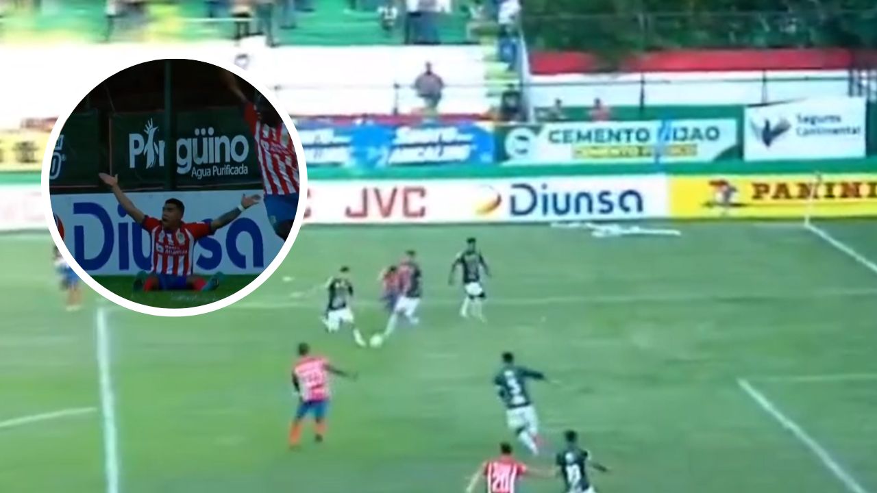 ¿Era para penal? Michaell Chirinos reclamó falta dentro del área en el juego ante Marathón
