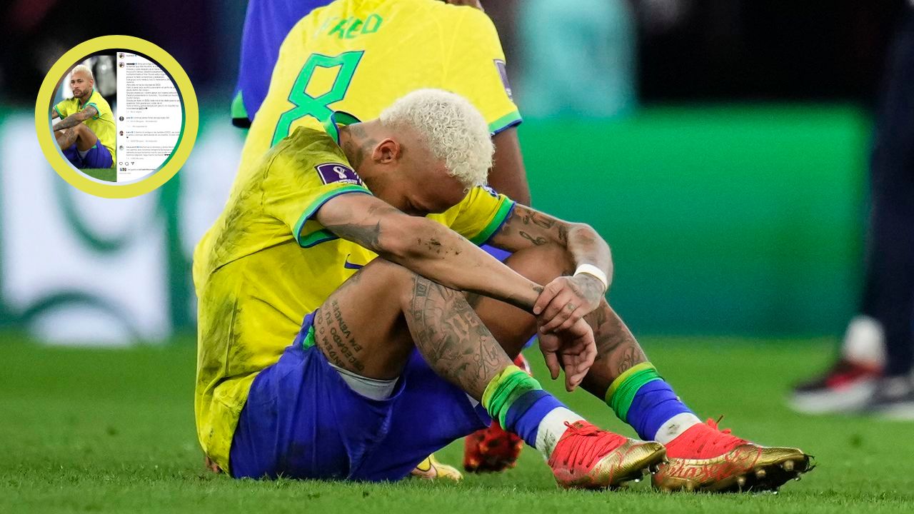 Neymar se pronuncia en redes sociales tras la eliminación del Mundial de Qatar