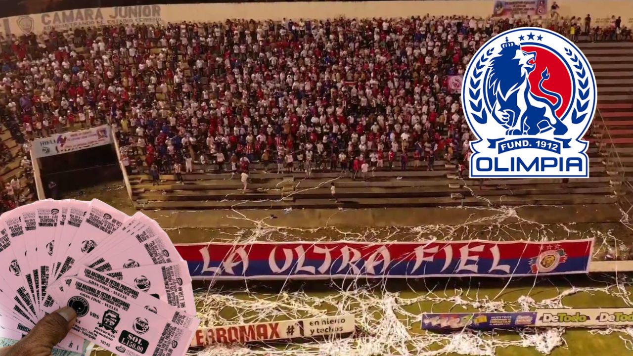 Olimpia confirma los precios de la boletería para la gran final en La Ceiba