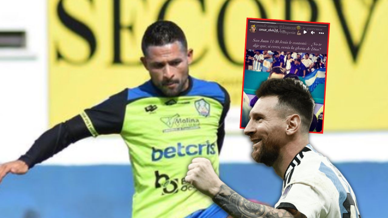 Omar Elvir dedica mensaje a Messi tras su pase a semifinales del Mundial de Qatar 2022