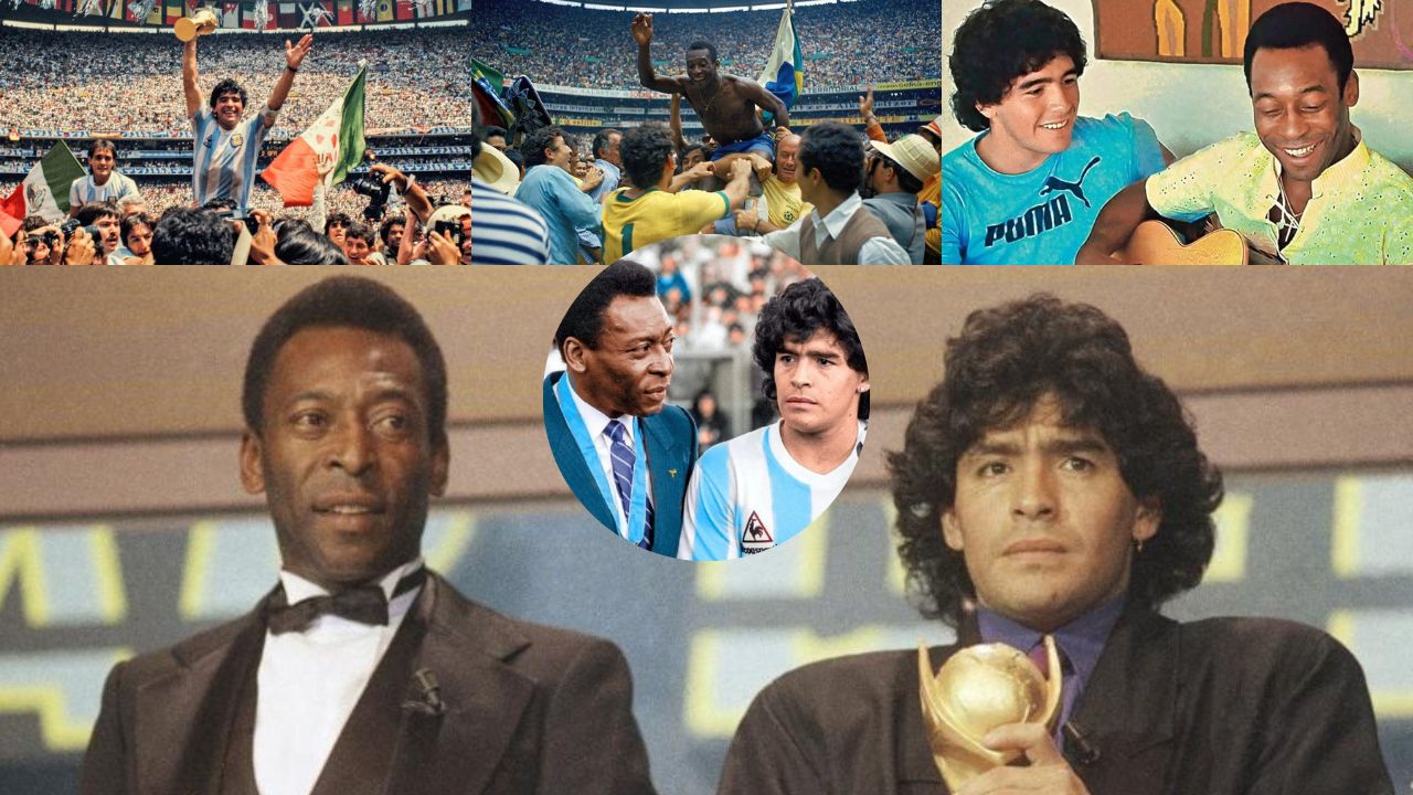 Pelé y Maradona: un duelo que tendrá su último capítulo en el cielo