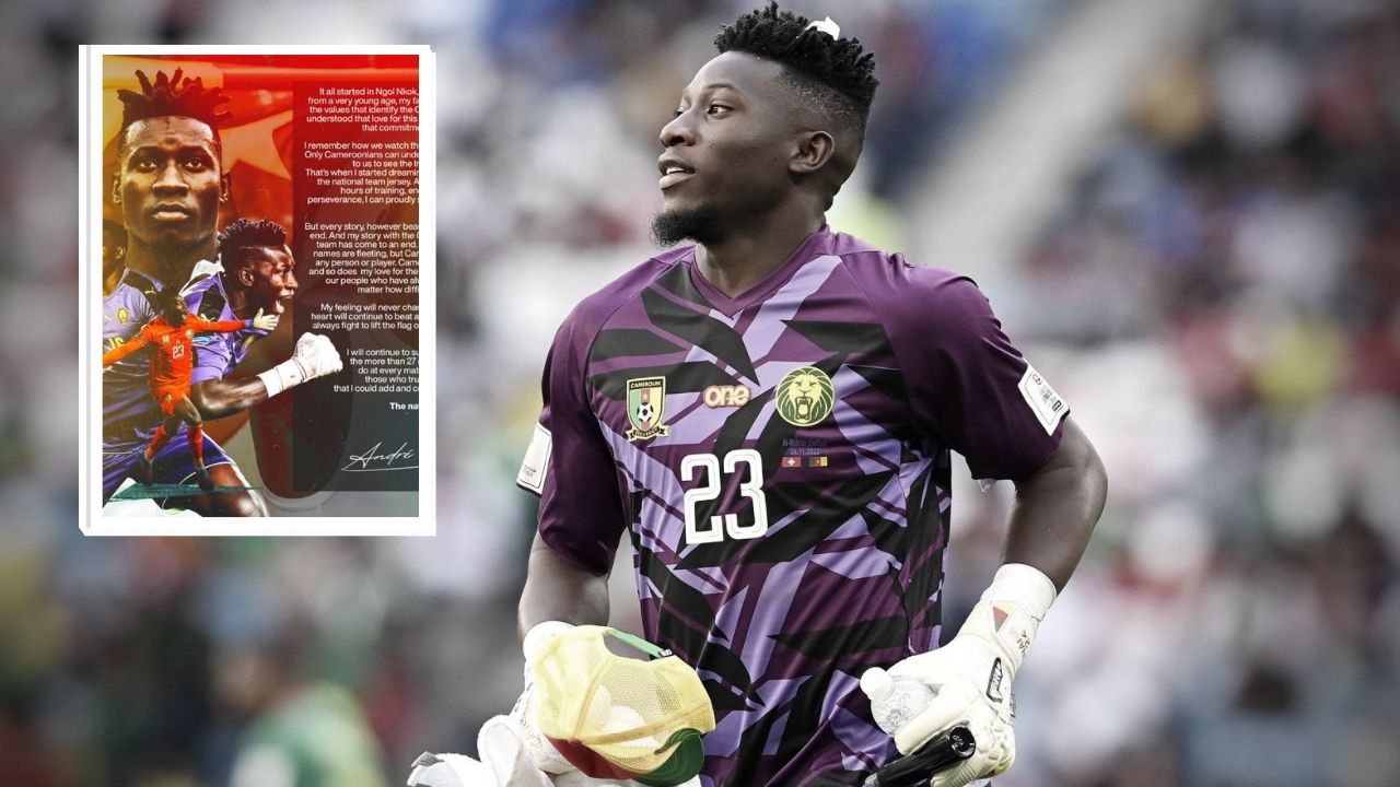 Portero de Camerún se retira de la selección tras tremendo pleito con su entrenador en Qatar