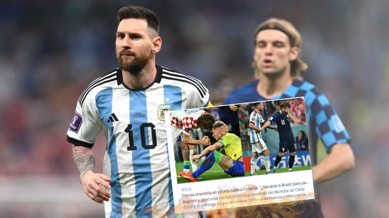 Reconocido medio brasileño ataca a Croacia tras perder ante Argentina en semifinales