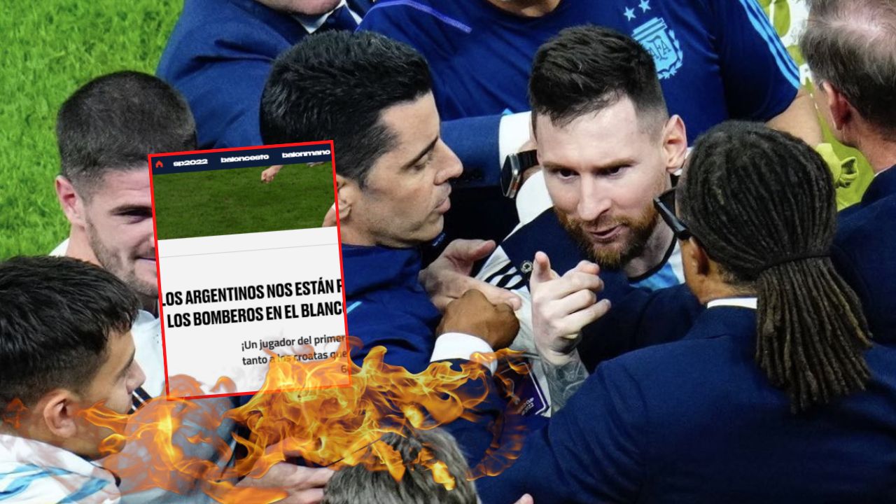 Prensa de Croacia con impensado ataque a Argentina previo a la semifinal de Qatar