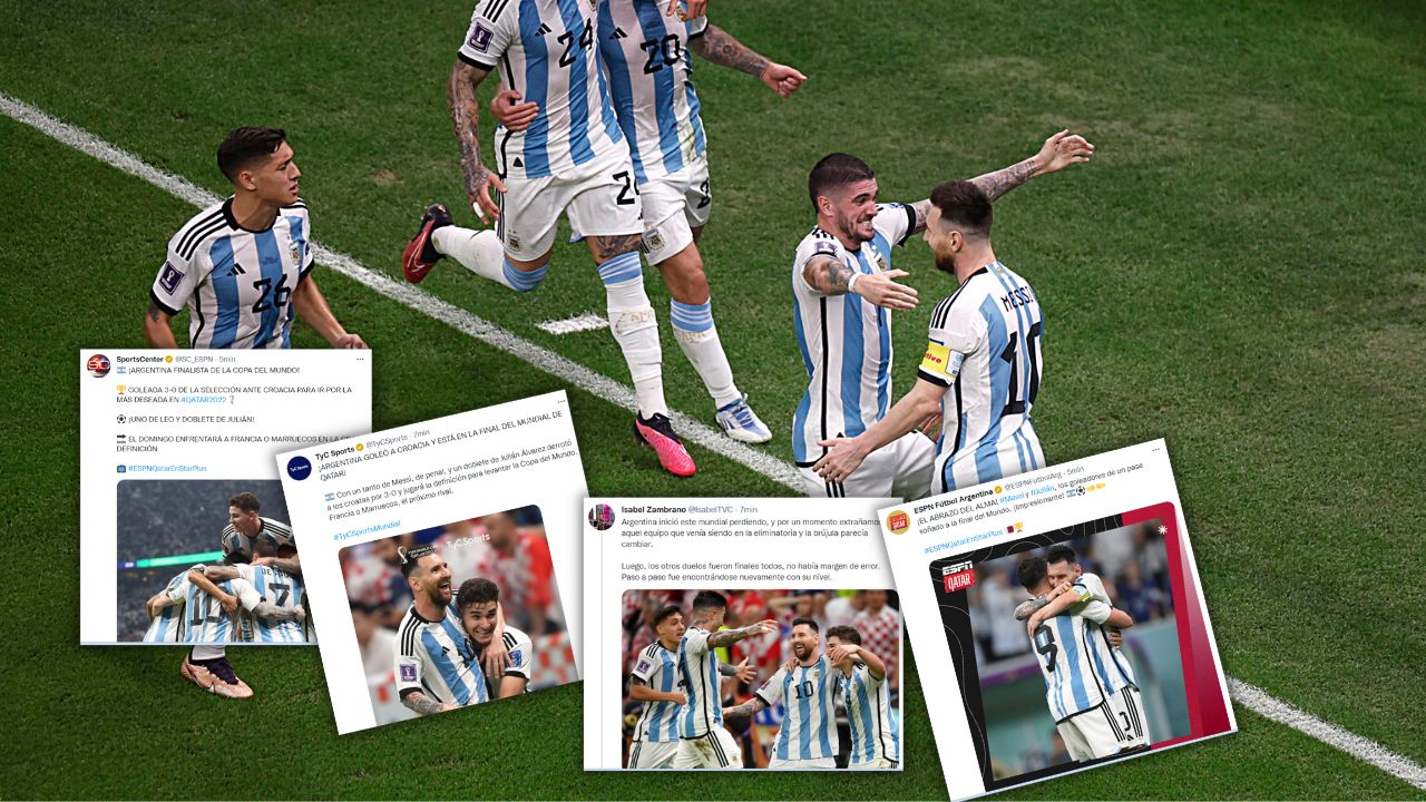 Prensa internacional se rinde ante Lionel Messi y Argentina tras llegar a la final del Mundial