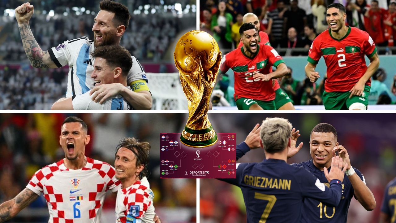 Mundial de Qatar 2022: fechas y horario de los cruces de las semifinales