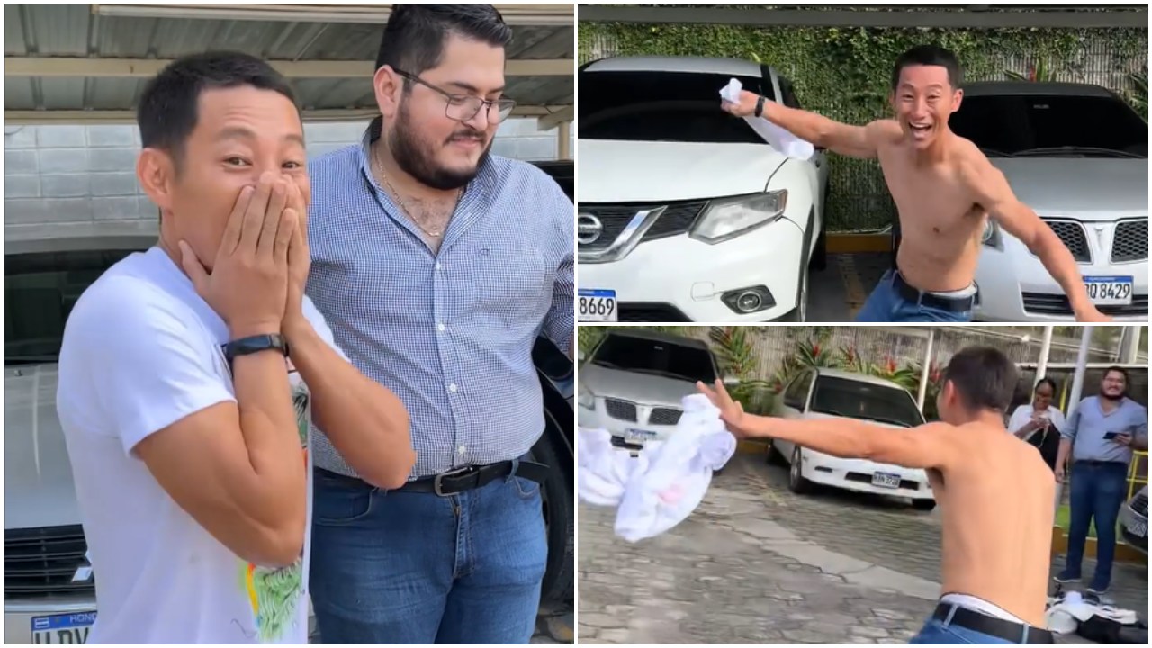 Shin Fujiyama se vuelve loco y se quita la camisa tras triunfo de Japón sobre España