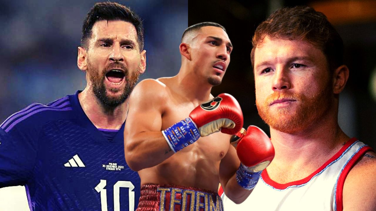 Teófimo López se suma a la polémica entre el Canelo Álvarez y Messi