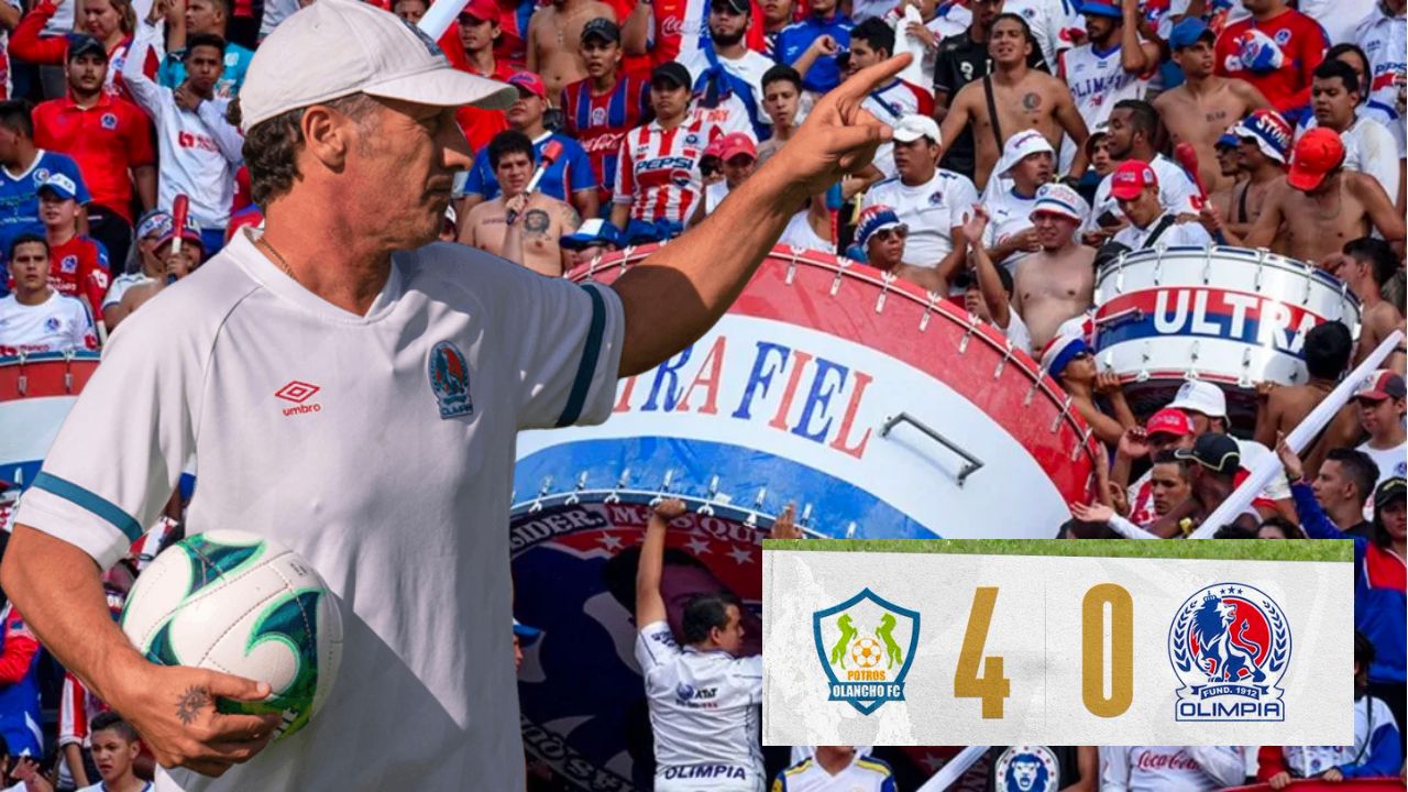 Afición del Olimpia le exige a Troglio lo que debe contratar tras goleada ante el Olancho
