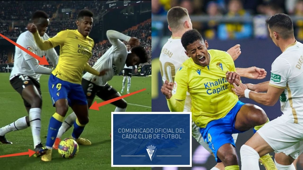 Cádiz presenta denuncia ante La Liga por no pitarle faltas y dejar pasar otras