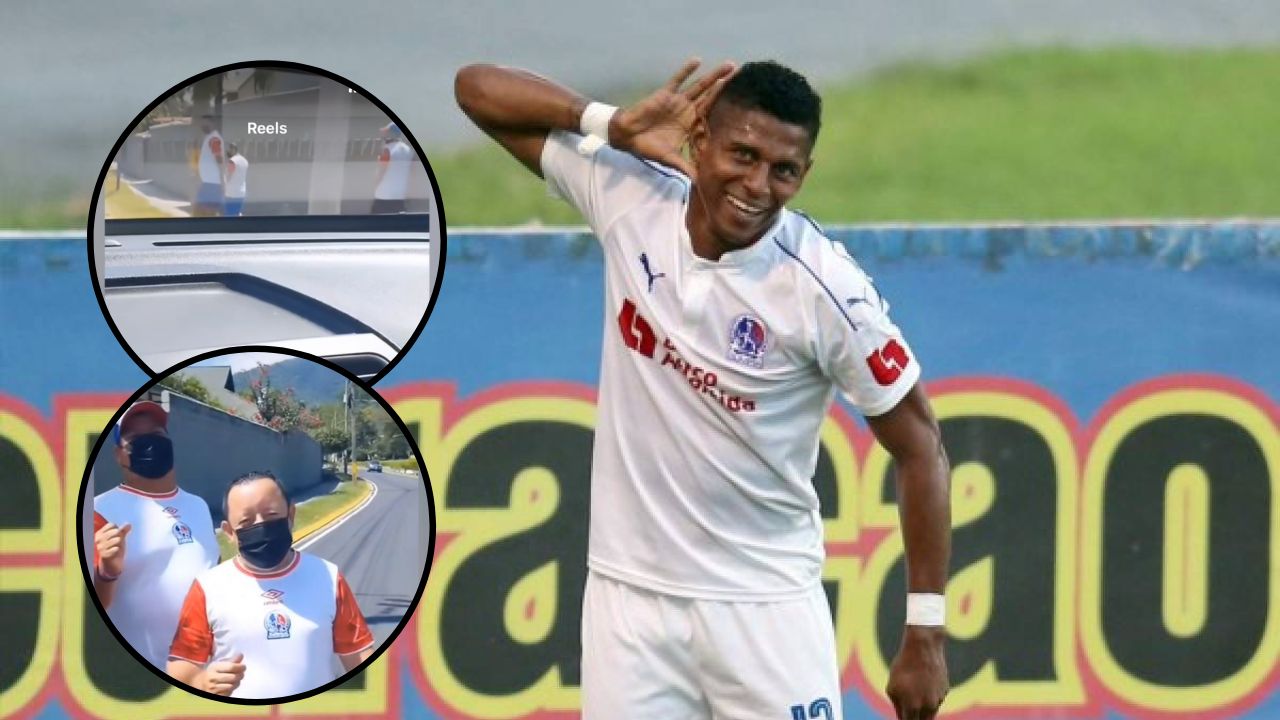 Carlo Costly le sacó tremendo susto a miembros del Olimpia en plena calle