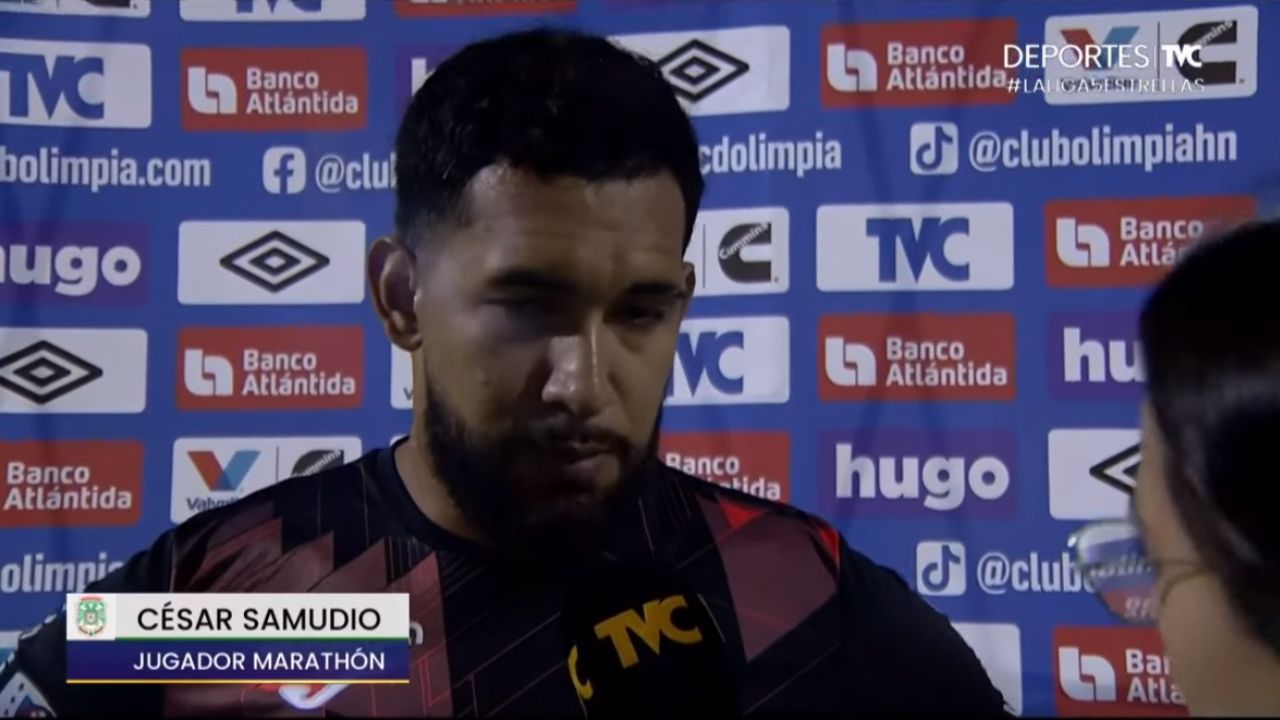 César Samudio se rinde ante la Liga de Honduras tras debutar siendo figura vs Olimpia