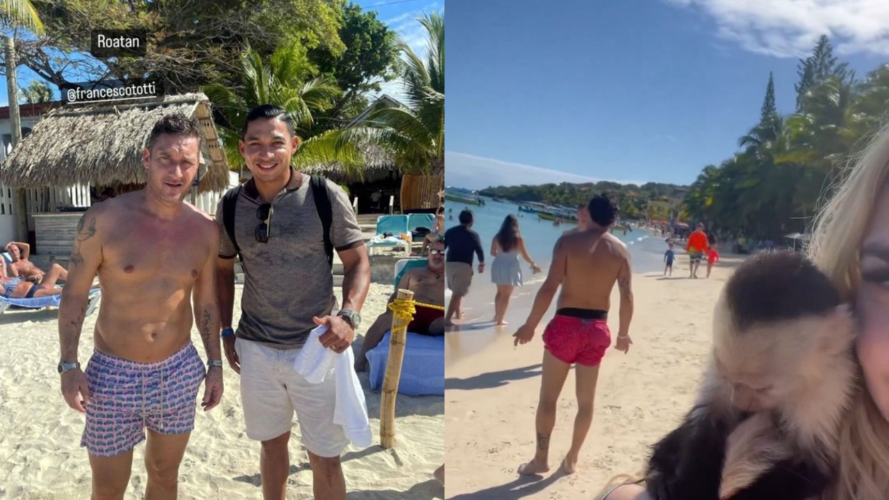 Francesco Totti será investigado tras su visita a la Isla de Roatán